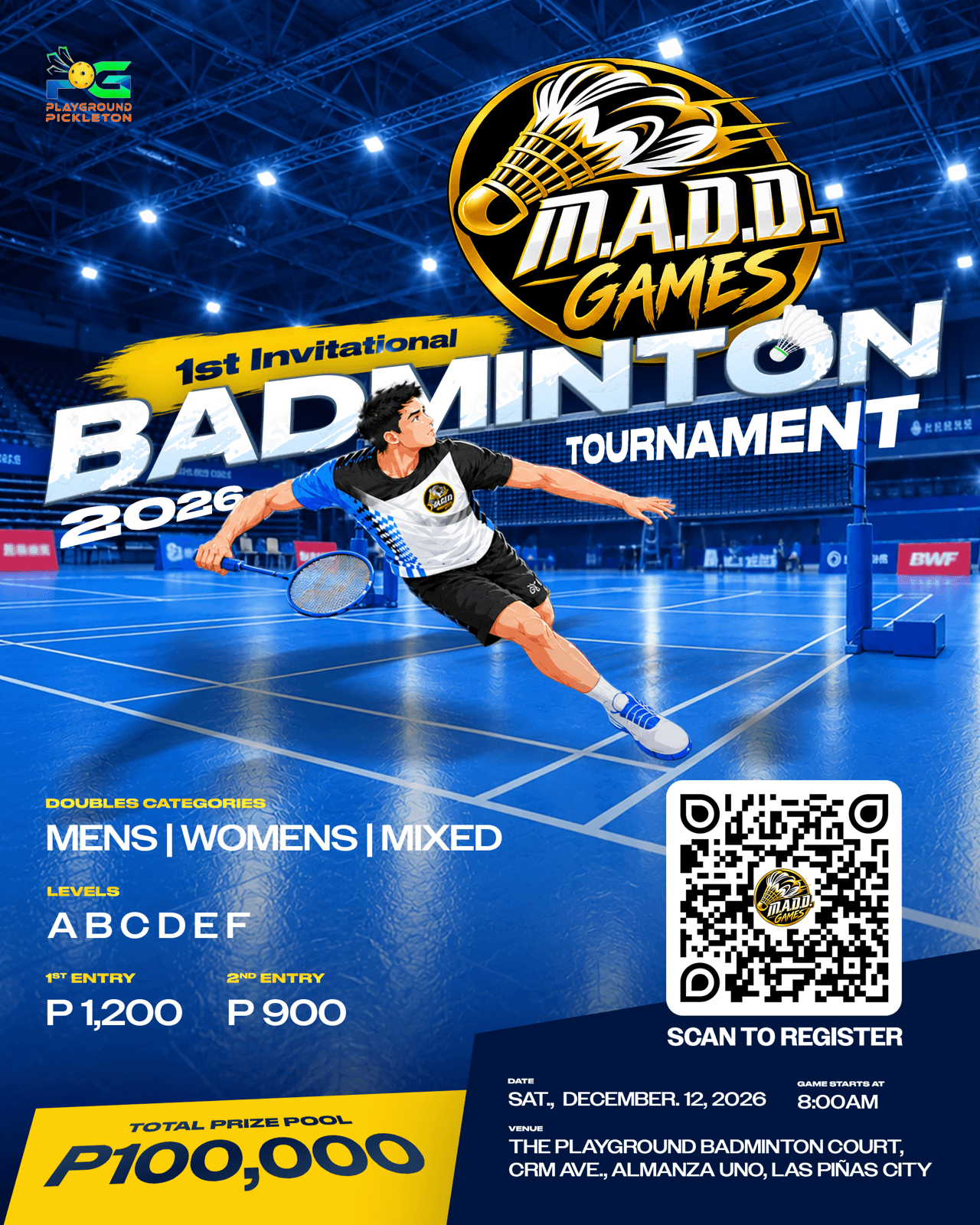 M.A.D.D. Games 2026 poster